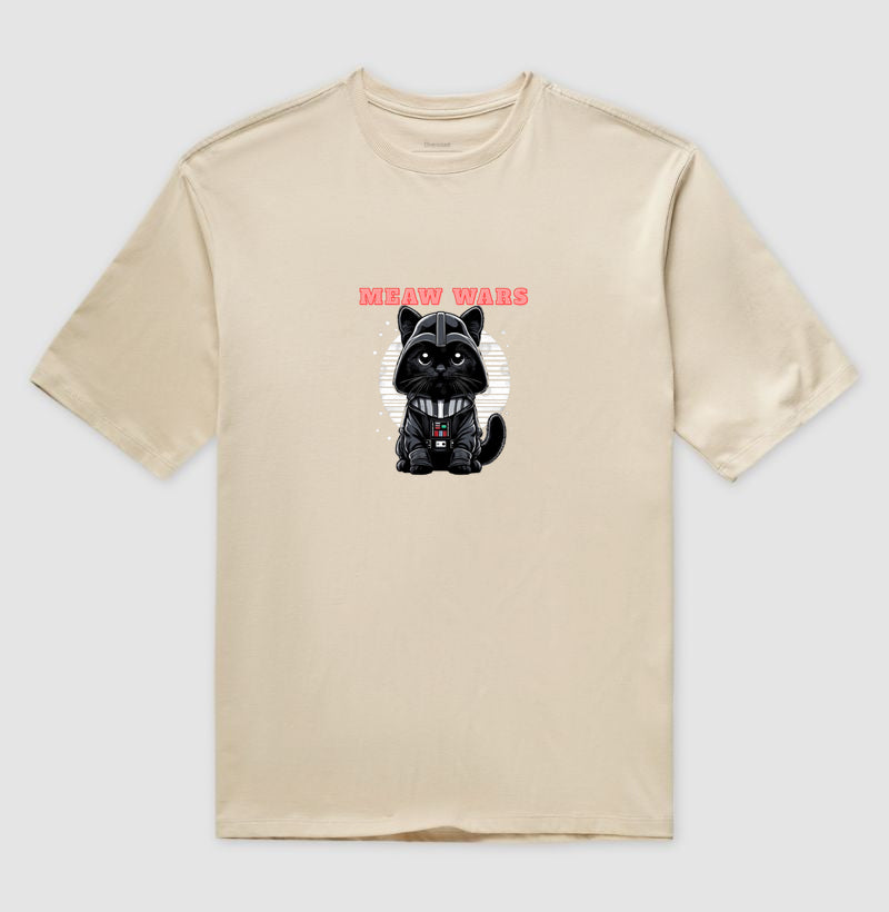 Camiseta Meaw Wars Gato Lord Galáctico