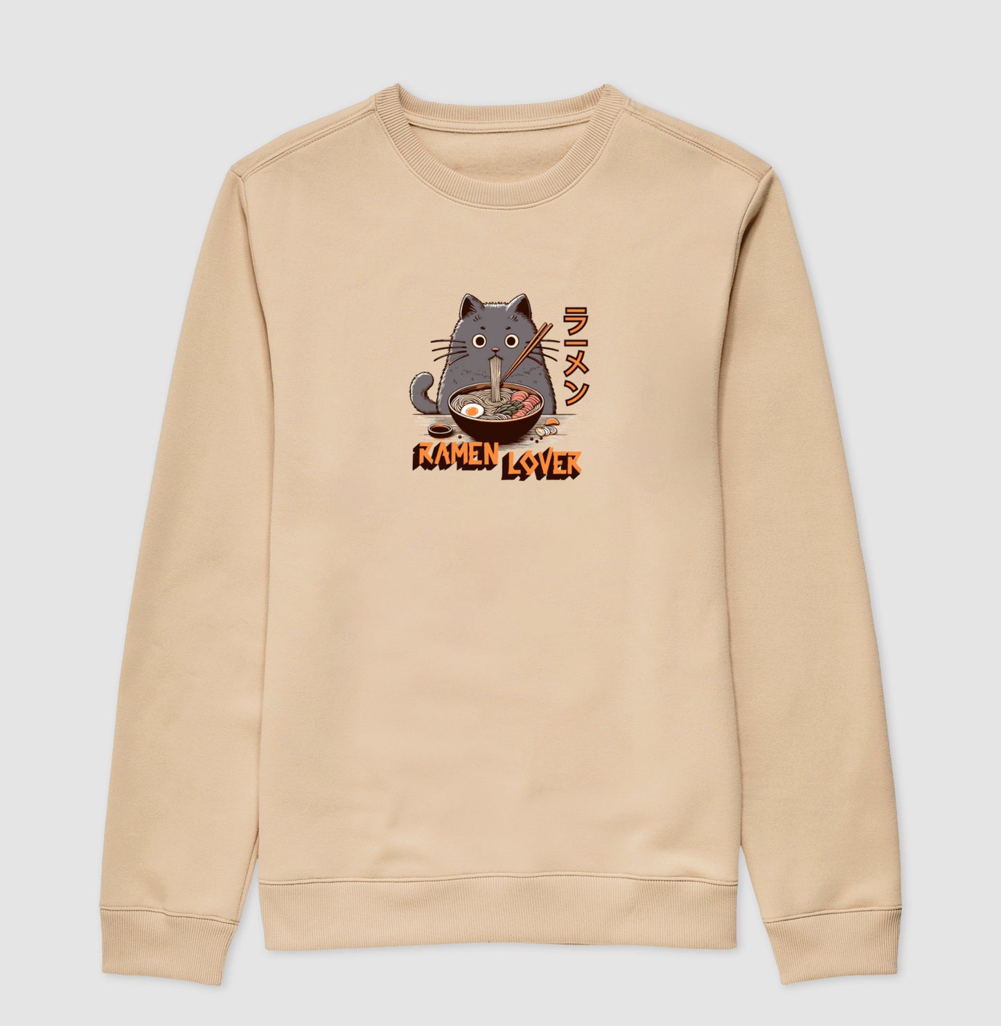 Moletom Ramen Lover Gato Otaku Unissex
