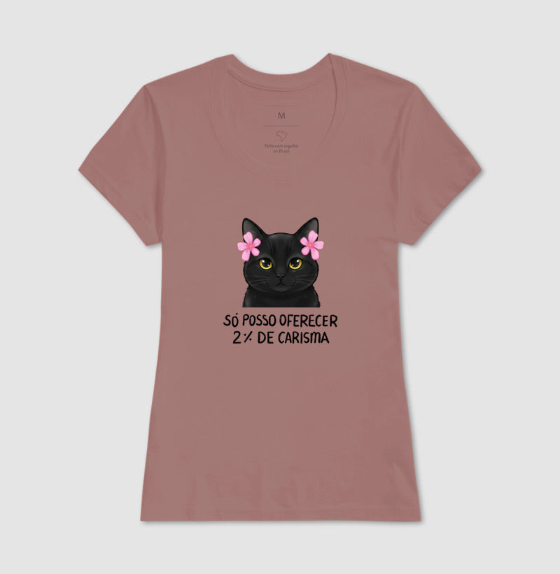 Camiseta Gatinho Seletivo