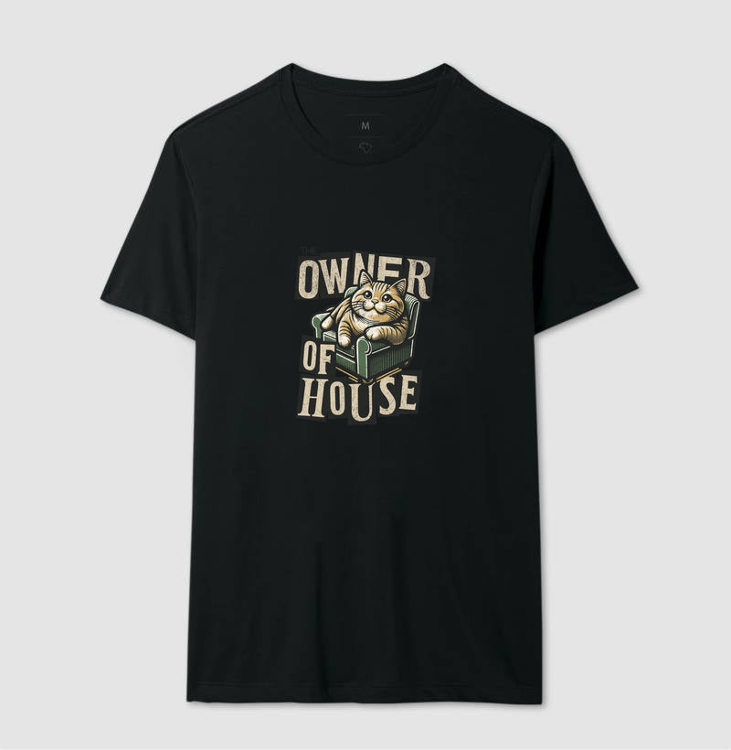 Camiseta Gato Dono da Casa Owner of House