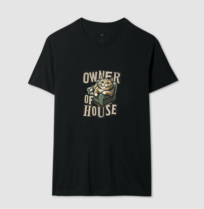 Camiseta Gato Dono da Casa Owner of House
