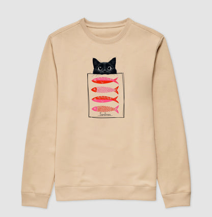 Moletom Cat Sardines Gato e Sardinhas