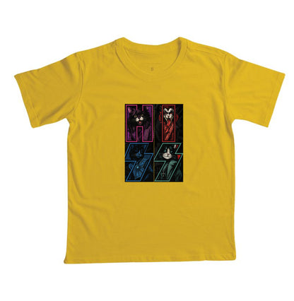 Camiseta Infantil HISS Rock & Roll Gatos