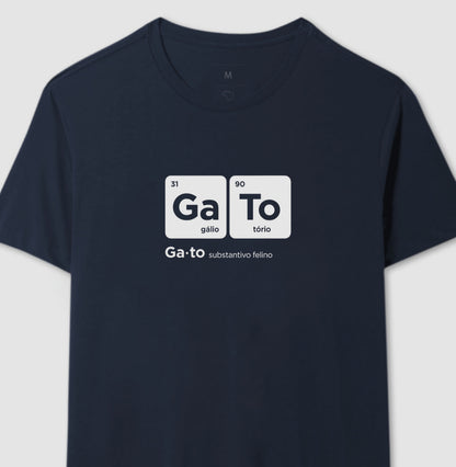 Camiseta Gato Tabela Periódica