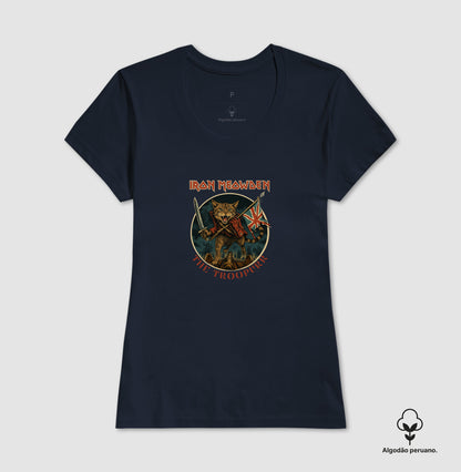 Camiseta Gato Rockeiro Iron Meawden The Troopurr