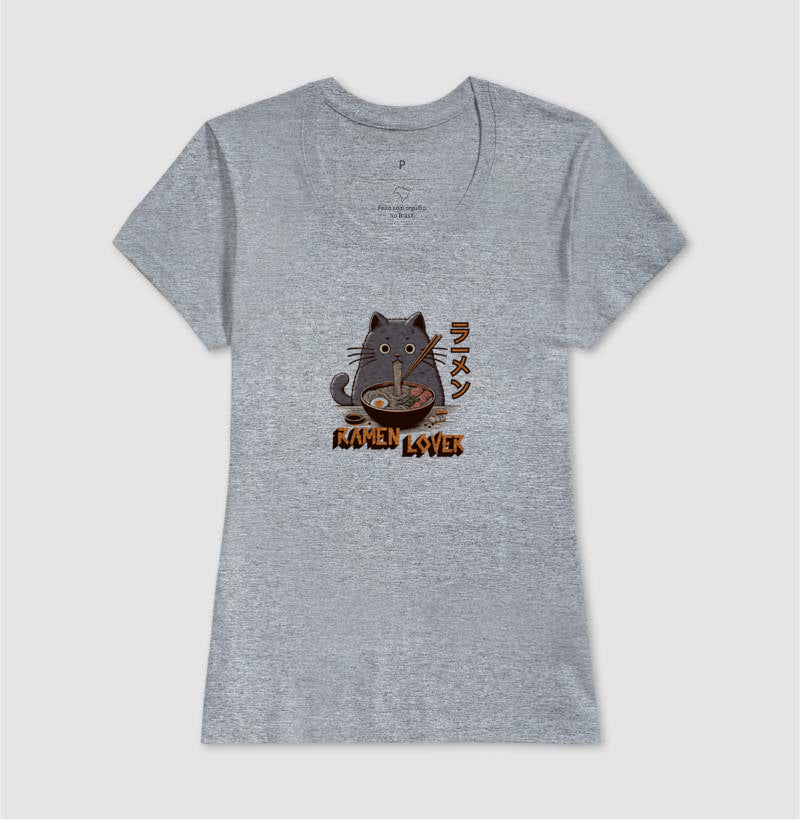 Camiseta Ramen Lover Gato Otaku