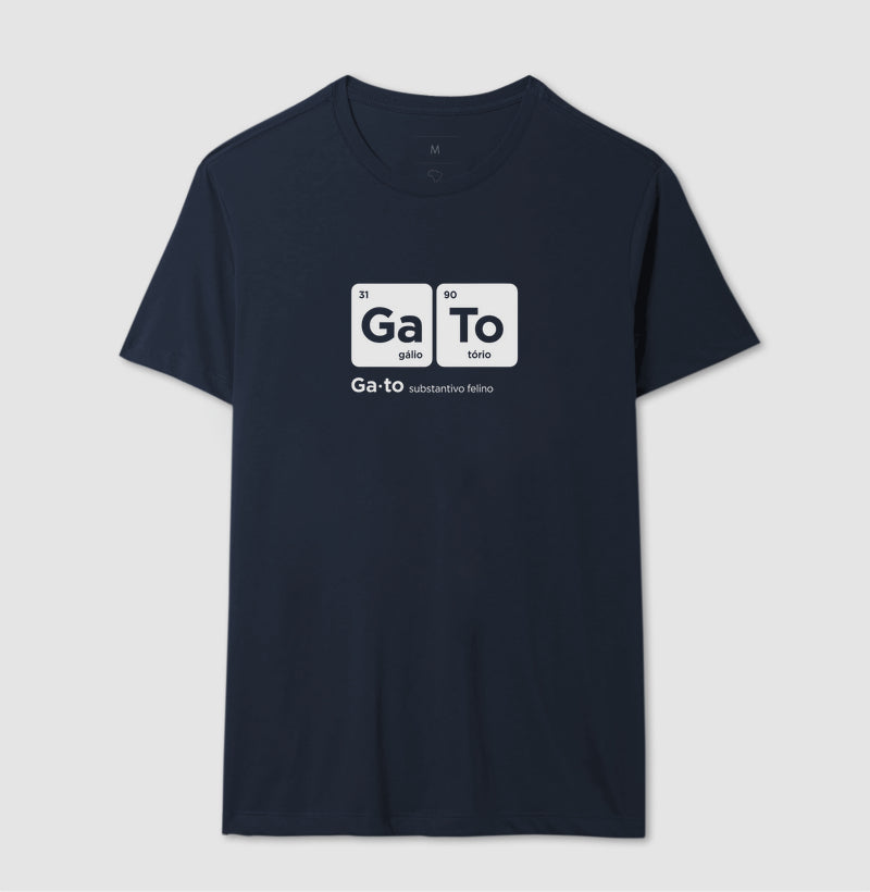 Camiseta Gato Tabela Periódica