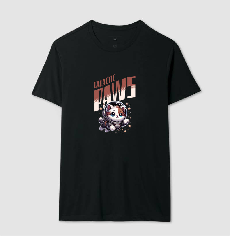 Camiseta Galactic Paws Gato Astronauta