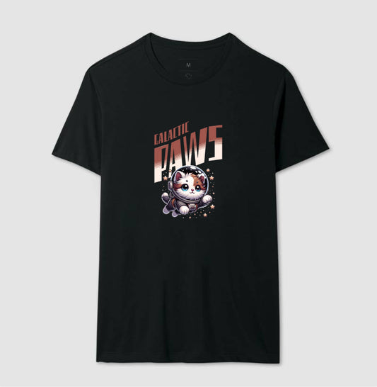 Camiseta Galactic Paws Gato Astronauta