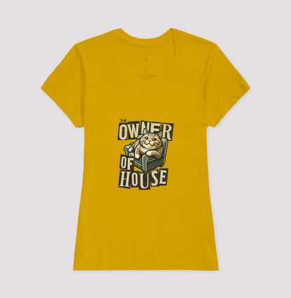 Camiseta Gato Dono da Casa Owner of House