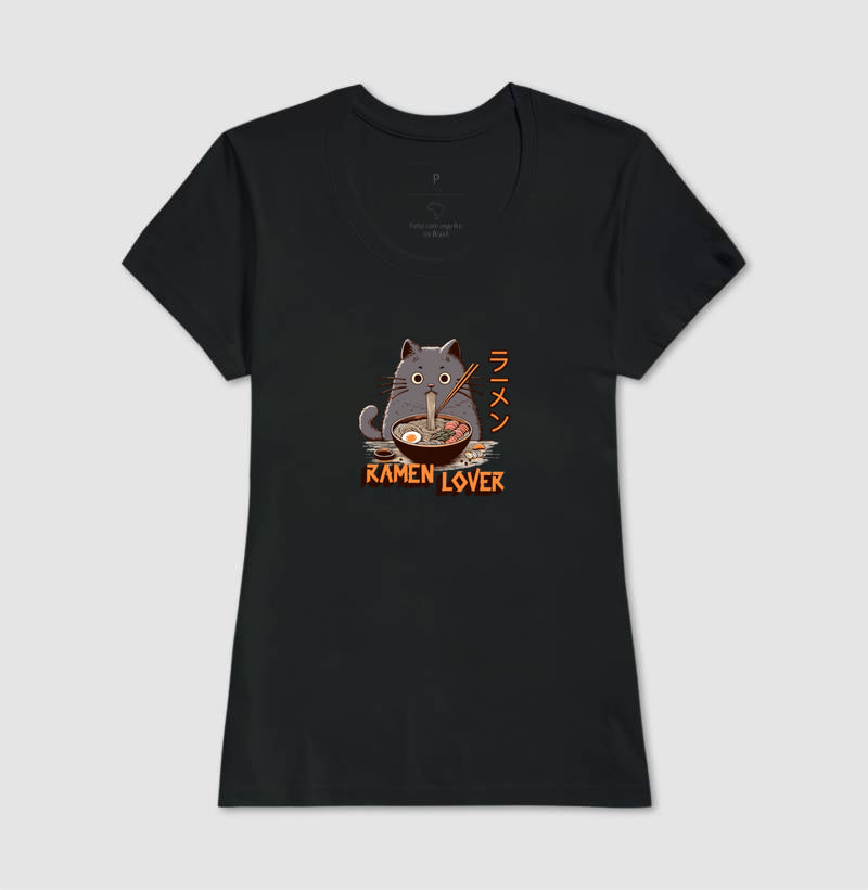 Camiseta Ramen Lover Gato Otaku