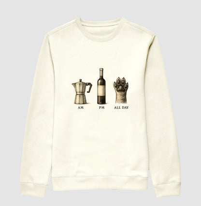 Moletom All Day Café, Vinho & Pets Unissex