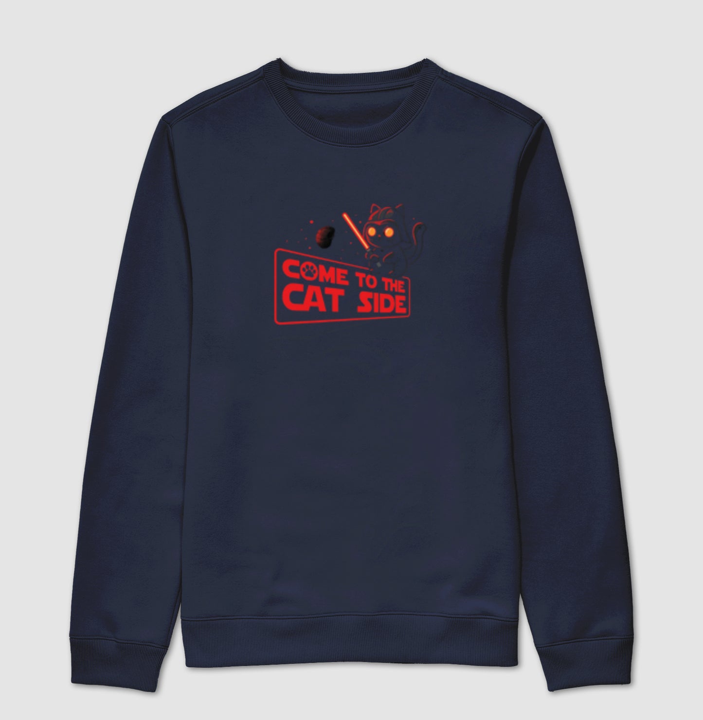 Moletom Geek Come to the Cat Side Gato Jedi