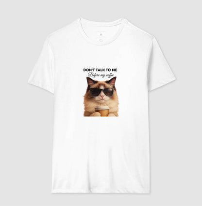 Camiseta Gato Café Don’t Talk To Me