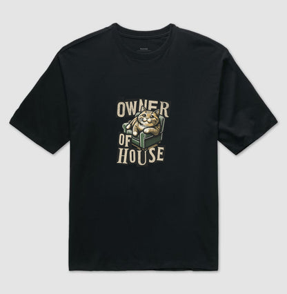 Camiseta Gato Owner of House Unissex