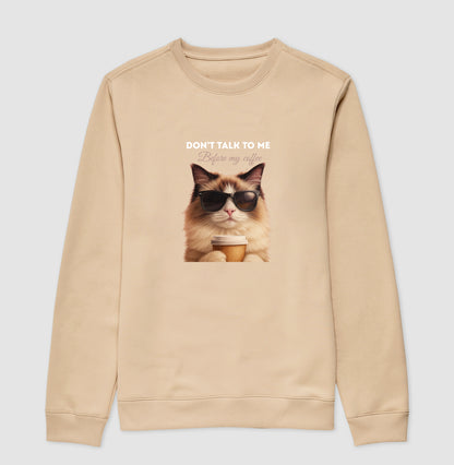 Moletom Gato Café Don’t Talk To Me