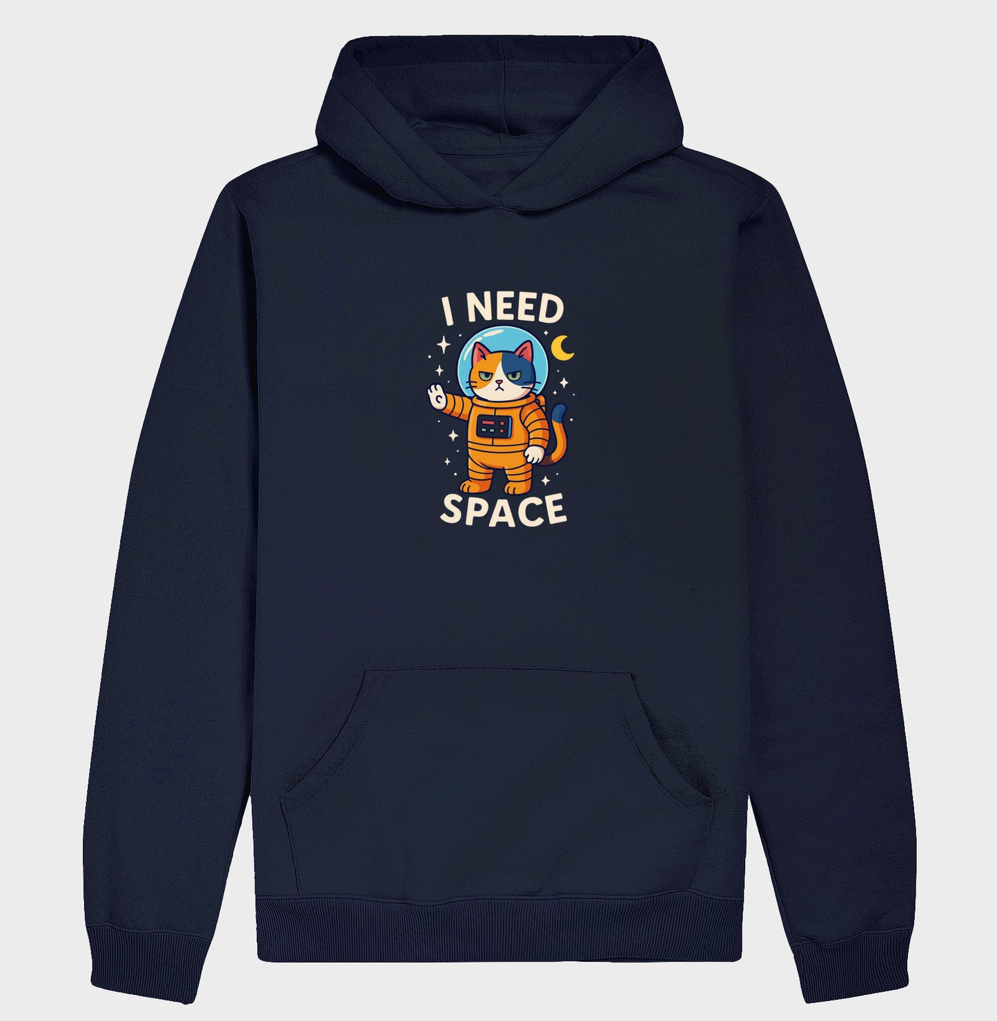 Moletom I Need Space Gato Astronauta