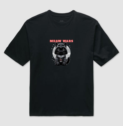 Camiseta Meaw Wars Gato Lord Galáctico