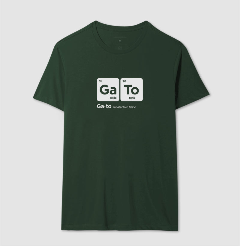 Camiseta Gato Tabela Periódica