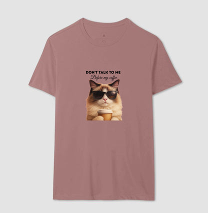 Camiseta Gato Café Don’t Talk To Me