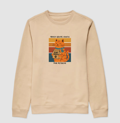 Moletom Gato Troco Gente Chata por Petiscos