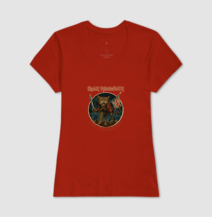 Camiseta Rock Gato Guerreiro Iron Meowden