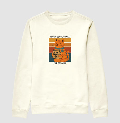 Moletom Gato Troco Gente Chata por Petiscos