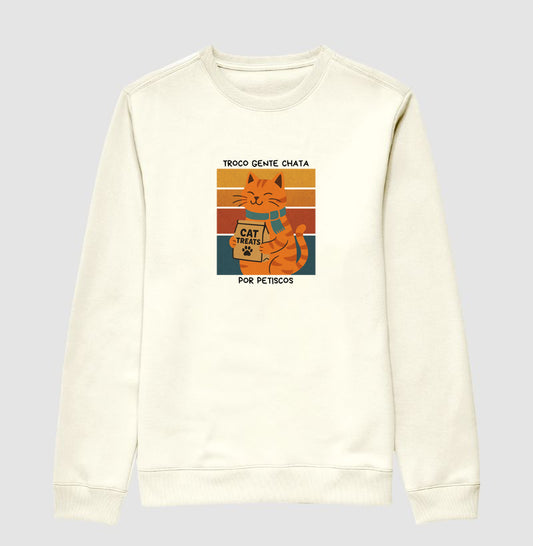Moletom Gato Troco Gente Chata por Petiscos