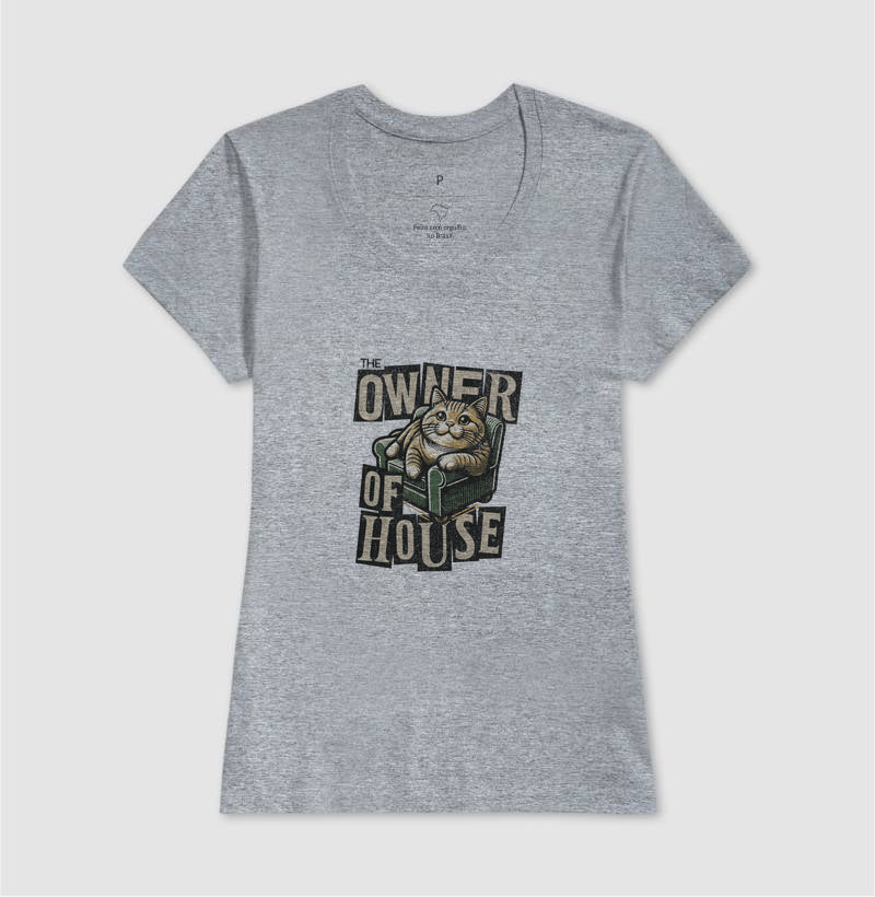Camiseta Gato Dono da Casa Owner of House