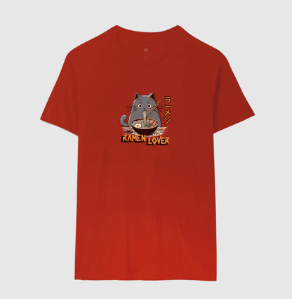 Camiseta Ramen Lover Gato Otaku