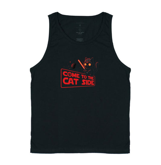 Regata Geek Come to the Cat Side Preta