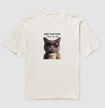 Camiseta Gato Don’t Talk To Me Before My Coffee