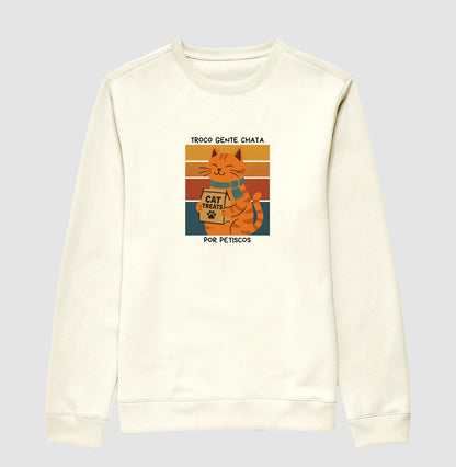Moletom Gato Troco Gente Chata por Petiscos