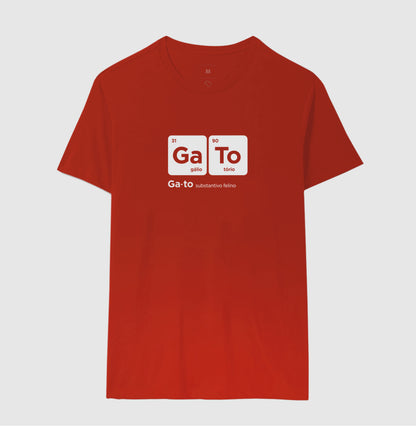 Camiseta Gato Tabela Periódica