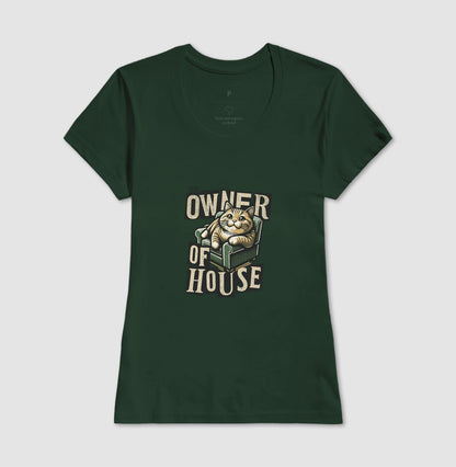 Camiseta Gato Dono da Casa Owner of House