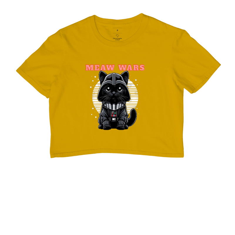 Cropped Meaw Wars Gato Sith Geek