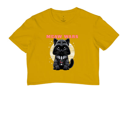 Cropped Meaw Wars Gato Sith Geek