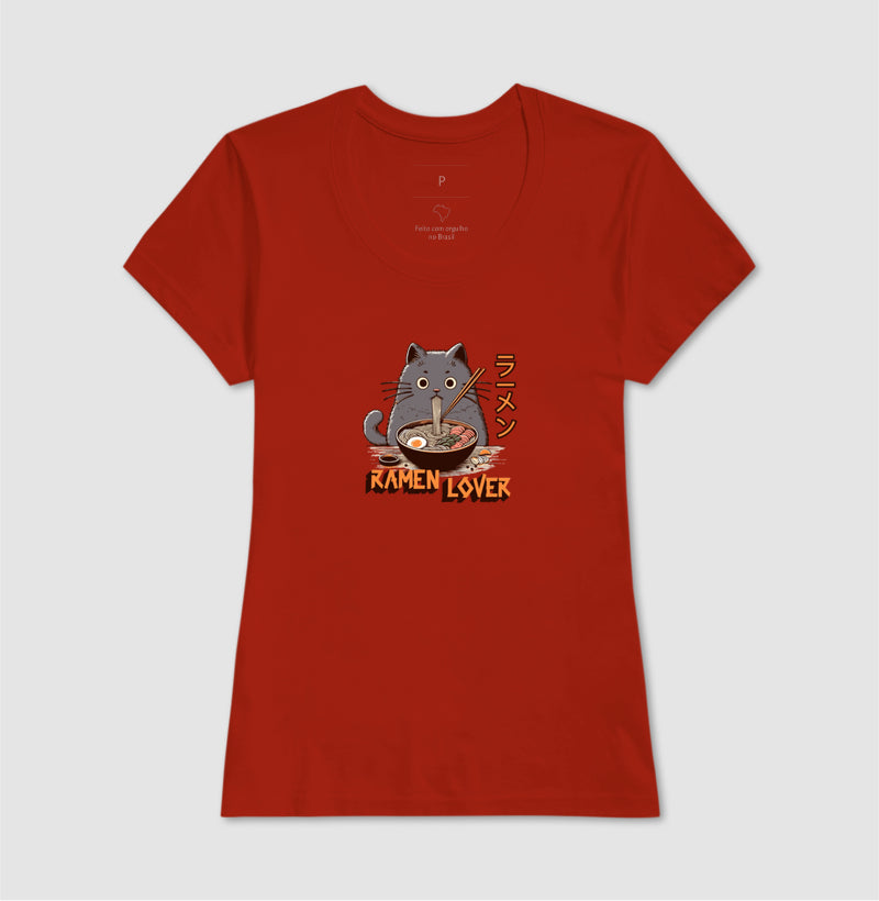 Camiseta Ramen Lover Gato Otaku