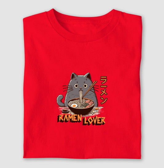 Camiseta Ramen Lover Gato Otaku