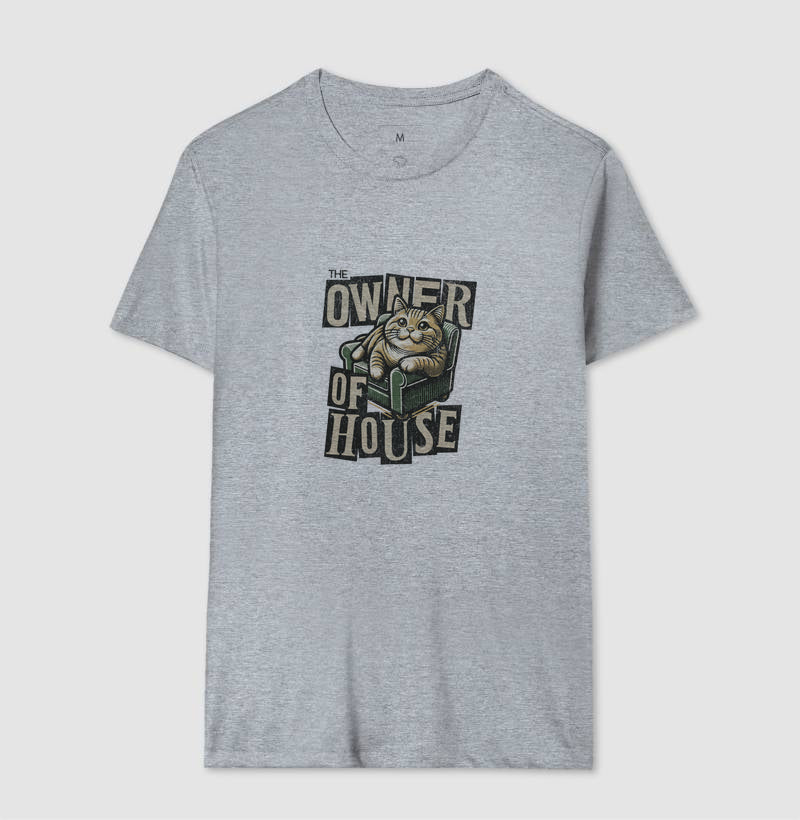 Camiseta Gato Dono da Casa Owner of House