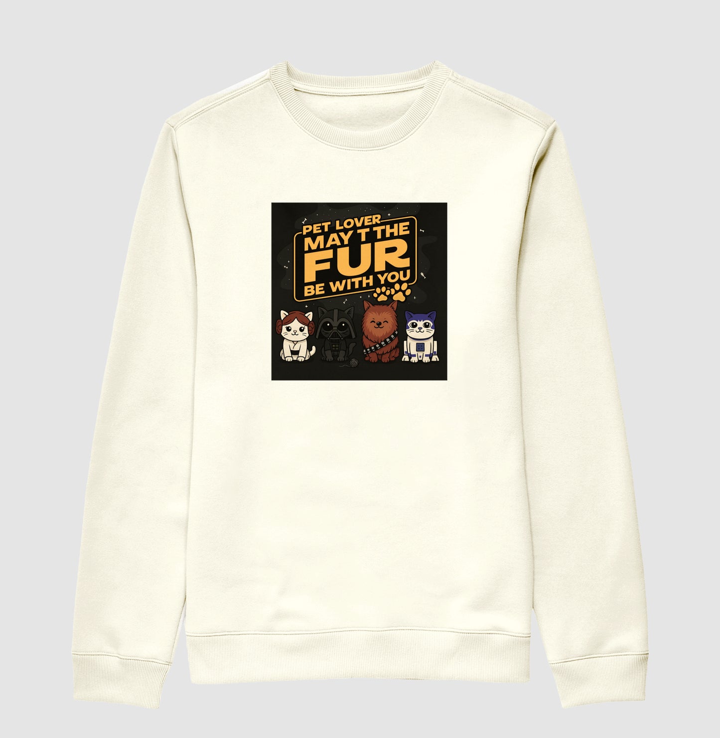 Moletom Pet Lover May The Fur Be With You Geek Pets