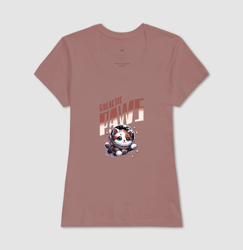Camiseta Galactic Paws Gato Astronauta