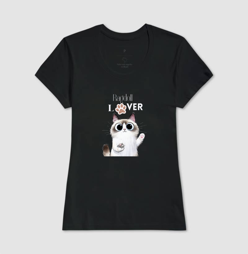 Camiseta Ragdoll Lover Gato Fofo