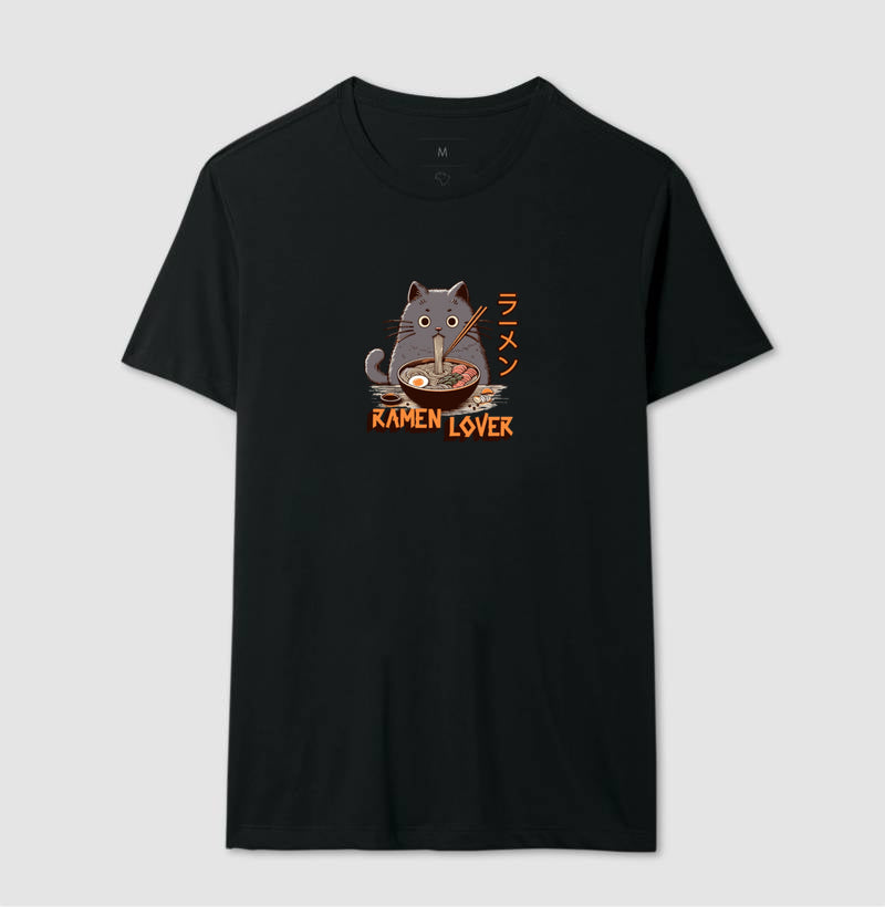 Camiseta Ramen Lover Gato Otaku