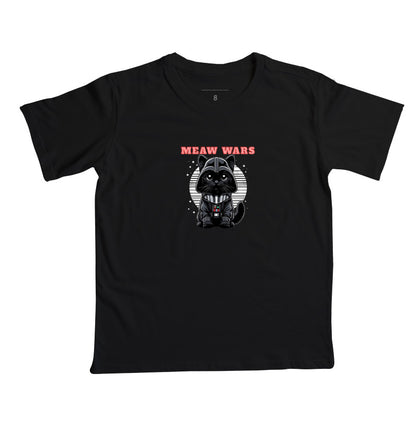 Camiseta Meaw Wars Gato Nerd Geek