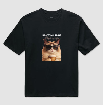 Camiseta Gato Café Don’t Talk To Me