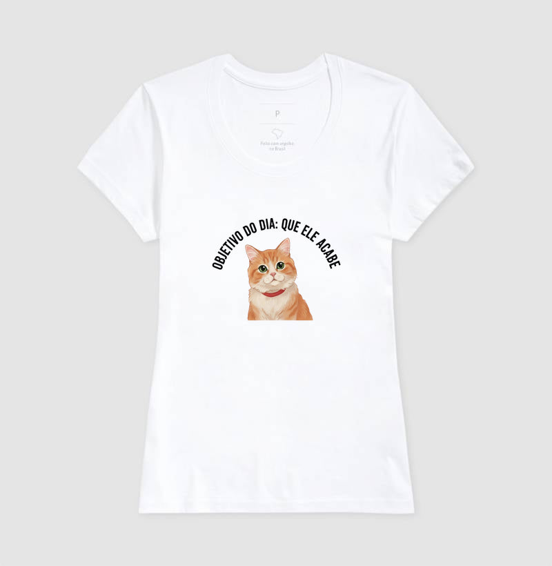 Camiseta Gatinho Sincero