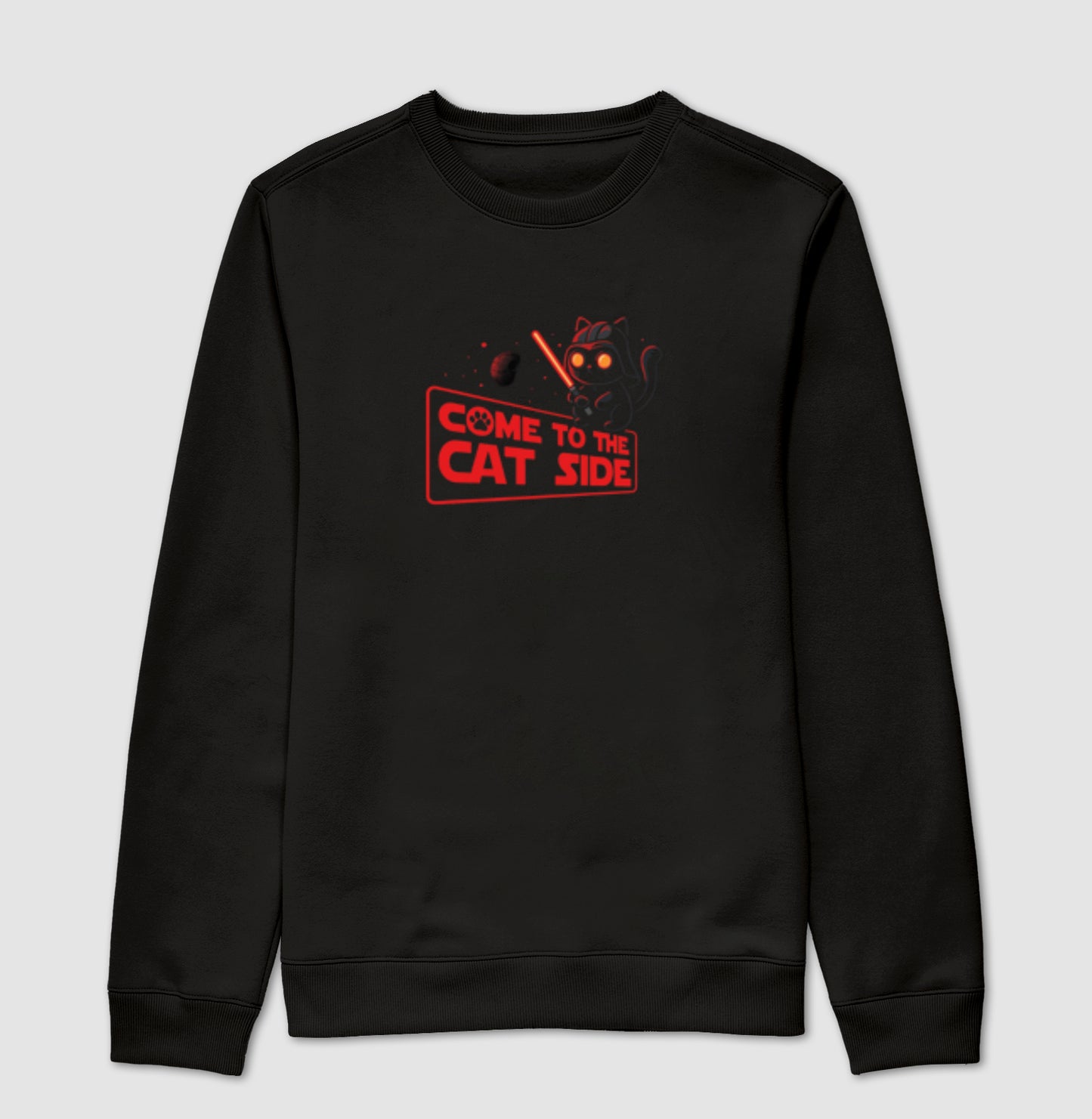 Moletom Geek Come to the Cat Side Gato Jedi