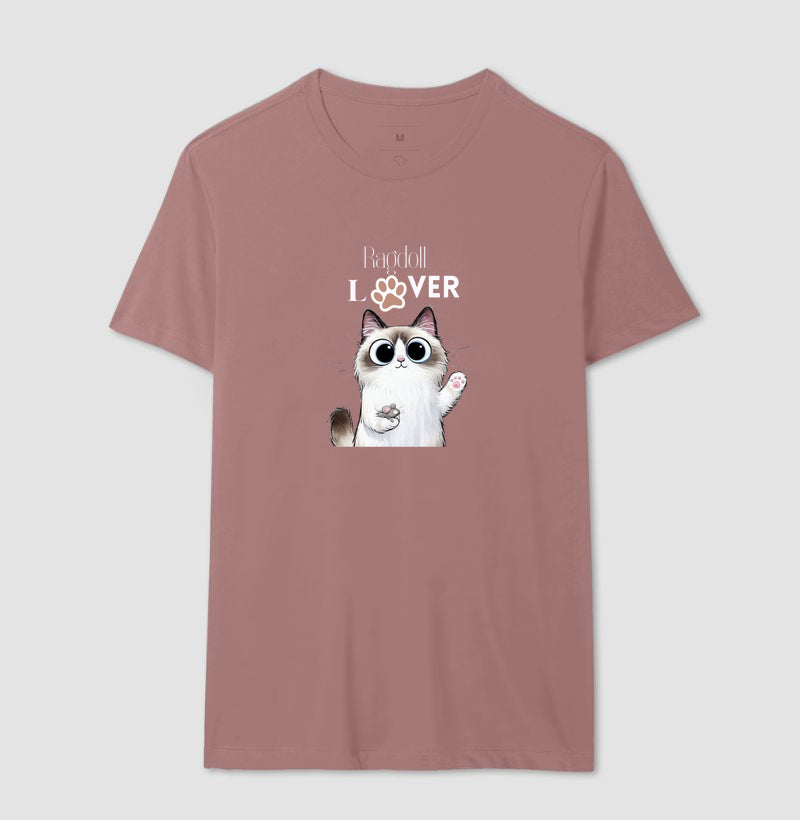 Camiseta Ragdoll Lover Gato Fofo