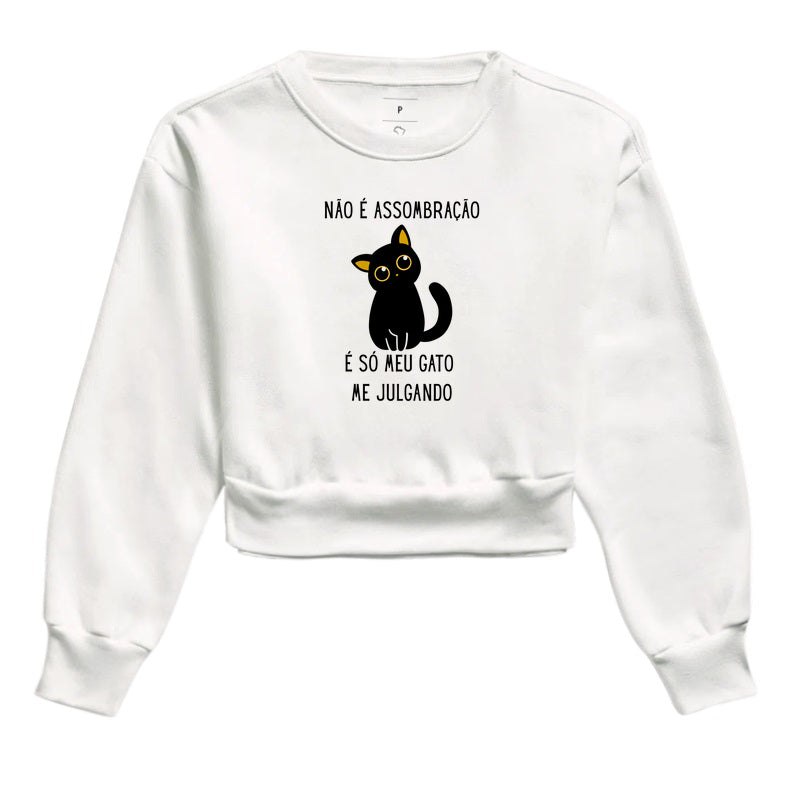 Cropped Gatinho Julgador – Não É Assombração, É Só Meu Gato